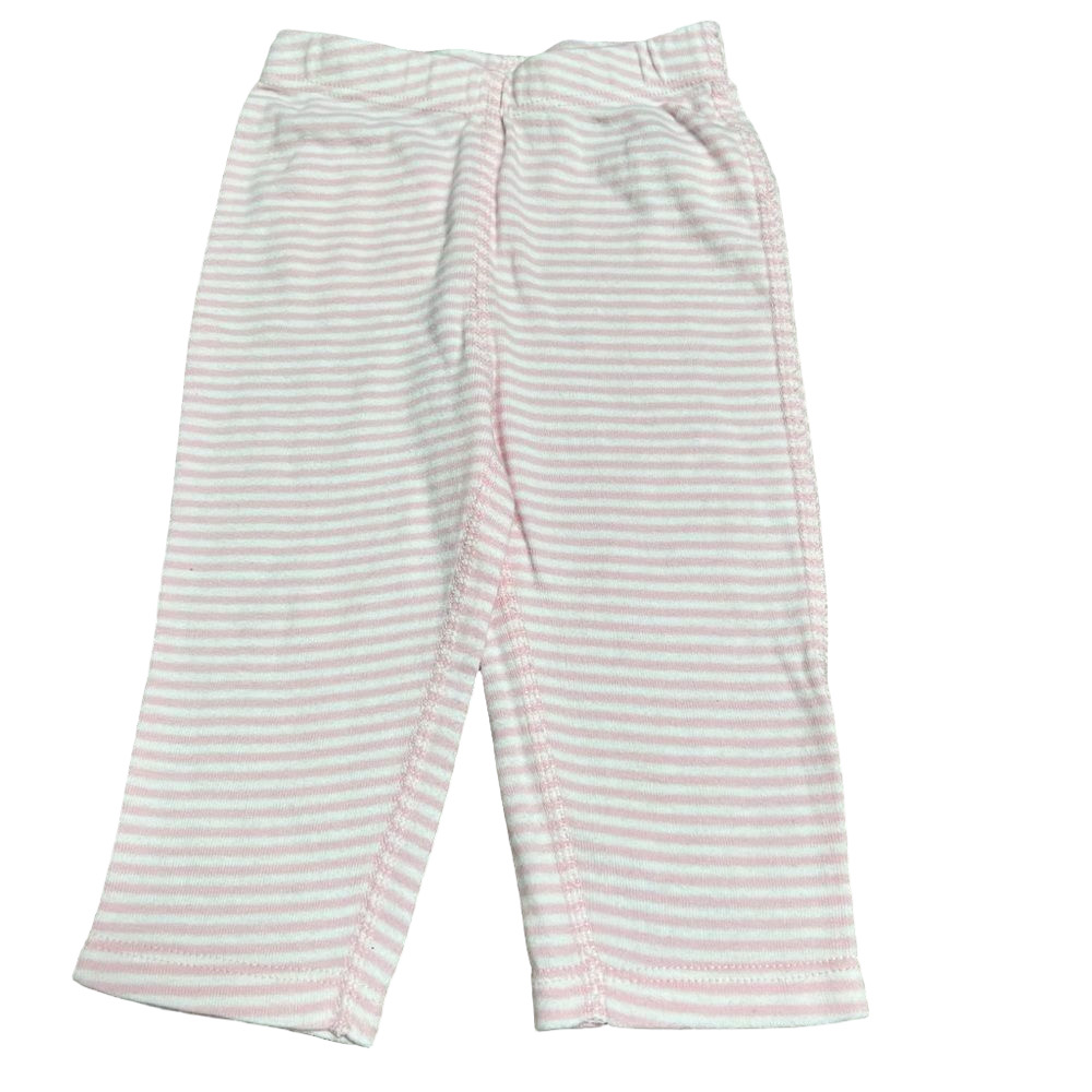 🍭4/$20 Burt’s Bees Baby Striped Pants for Baby Girl - 0-3 months